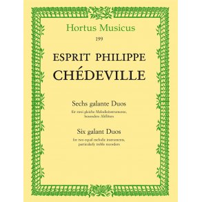 Six galant Duos - Chédeville, Esprit Philippe