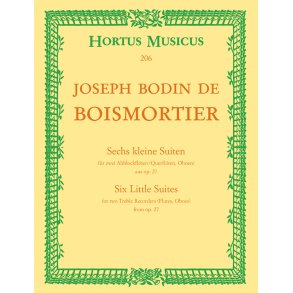 Sechs kleine Suiten aus op. 27 - Boismortier, Joseph Bodin de