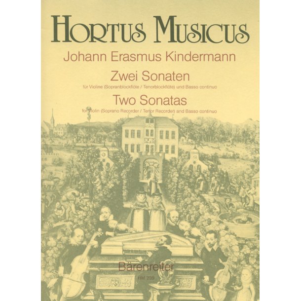 Two Sonatas - Kindermann, Johann Erasmus