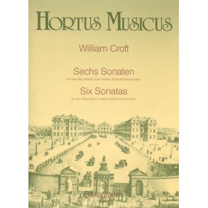Six Sonatas - Croft, William