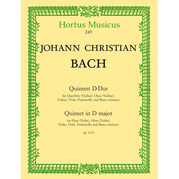 Quintett - Bach, Johann Christian