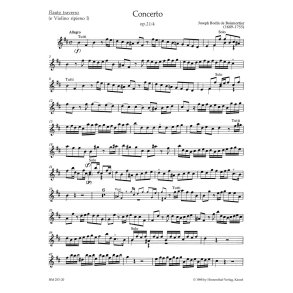 Concerto - Boismortier, Joseph Bodin de