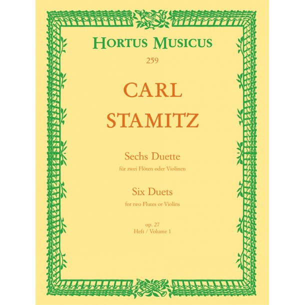 Sechs Duette - Stamitz, Carl