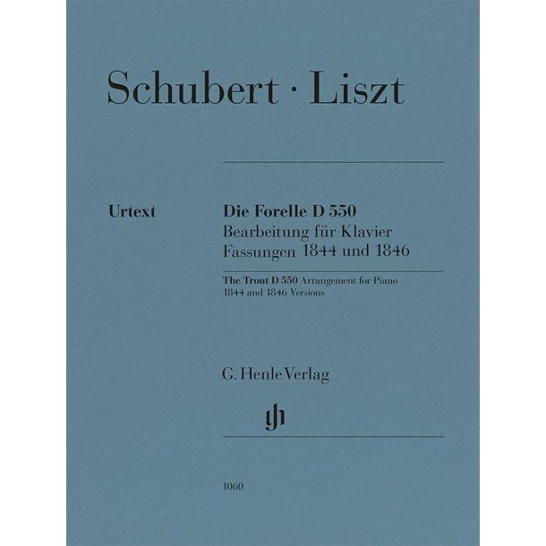 Die Forelle D 550, Fassungen 1844 und 1846