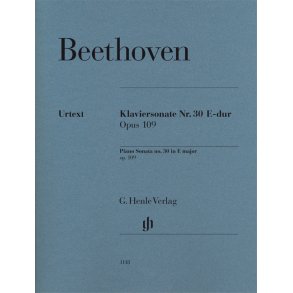 Piano Sonata no. 30 in E major op. 109