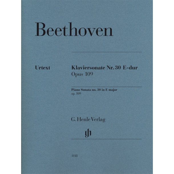 Piano Sonata no. 30 in E major op. 109