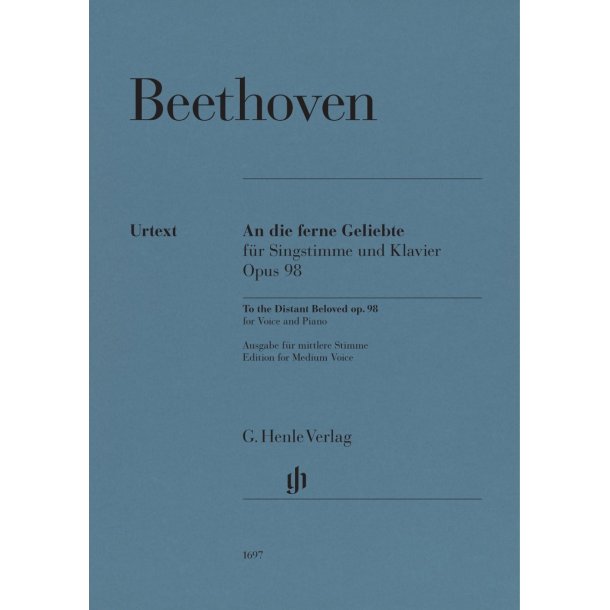 To the Distant Beloved op. 98 for Voice and Piano