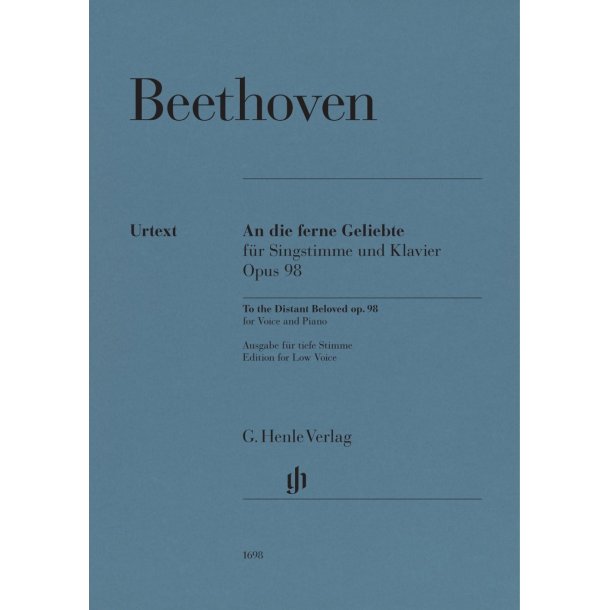 To the Distant Beloved op. 98 for Voice and Piano