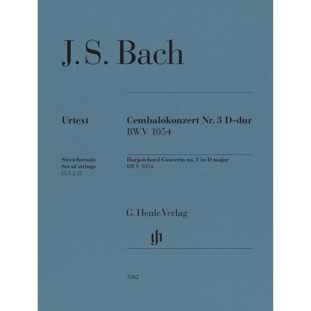 Harpsichord Concerto no. 3 D major BWV 1054