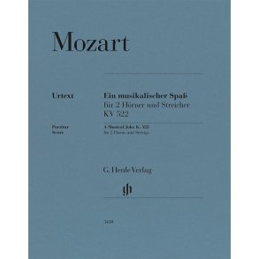 A Musical Joke K. 522: for 2 Violins, Viola, Basso and 2 Horns