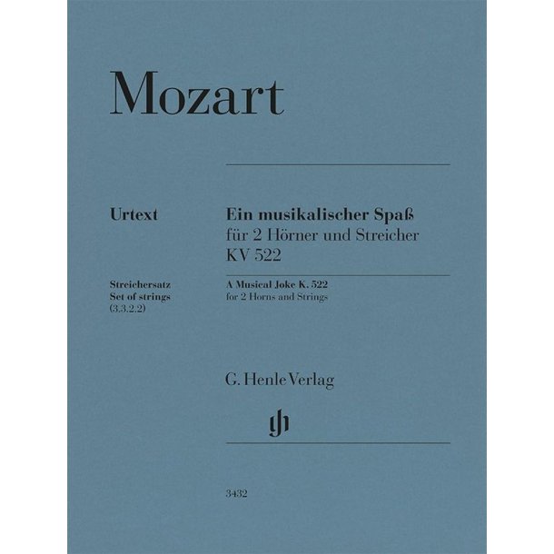 A Musical Joke K. 522: Set of Strings