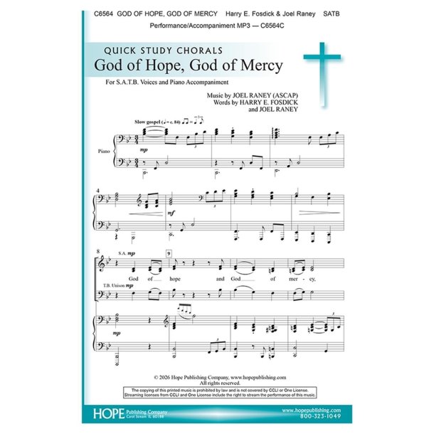 God of Grace, God of Mercy