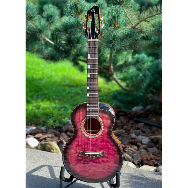 Flight A10 All Solid Ukulele - Purple Burst