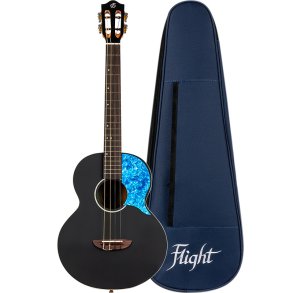 Flight Iris Baritone Ukulele - Black