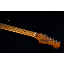 JS300 Electric Guitar from Jet Guitars  - Black : Roasted Maple Fretboard