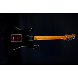 JS300 Electric Guitar from Jet Guitars  - Black : Roasted Maple Fretboard
