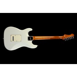 JS300 Electric Guitar from Jet Guitars  - White : Roasted Maple Fretboard