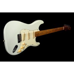 JS300 Electric Guitar from Jet Guitars  - White : Roasted Maple Fretboard