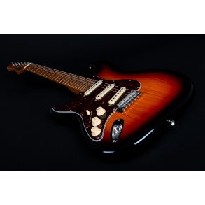 JS300 Electric Guitar from Jet Guitars - Sunburst (Left Handed) : Roasted Maple Fretboard