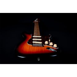 JS300 Electric Guitar from Jet Guitars - Sunburst (Left Handed) : Roasted Maple Fretboard