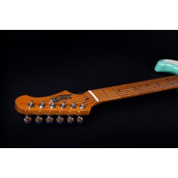 JS300 Electric Guitar from Jet Guitars - Green: Roasted Maple Fretboard