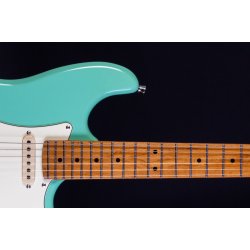 JS300 Electric Guitar from Jet Guitars - Green: Roasted Maple Fretboard