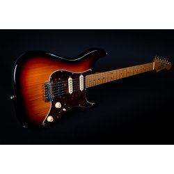 JS400 Electric Guitar from Jet Guitars  - Sunburst : Roasted Maple Fretboard