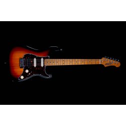 JS400 Electric Guitar from Jet Guitars  - Sunburst : Roasted Maple Fretboard