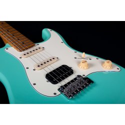 JS400 Electric Guitar from Jet Guitars  - Green : Roasted Maple Fretboard