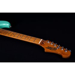 JS400 Electric Guitar from Jet Guitars  - Green : Roasted Maple Fretboard