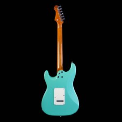 JS400 Electric Guitar from Jet Guitars  - Green : Roasted Maple Fretboard
