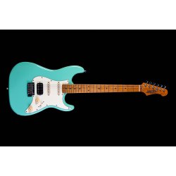 JS400 Electric Guitar from Jet Guitars  - Green : Roasted Maple Fretboard