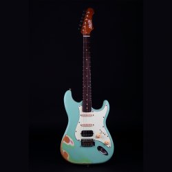 JS400 Electric Guitar - Green (Relic) : Roasted Maple Fretboard