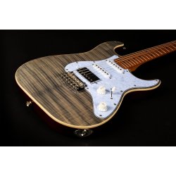 JS450 Elektrisk fra Jet Guitars - Trans Black : Roasted Maple Fretboard