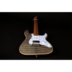 JS450 Elektrisk fra Jet Guitars - Trans Black : Roasted Maple Fretboard