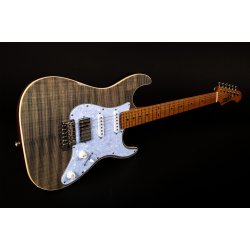 JS450 Elektrisk fra Jet Guitars - Trans Black : Roasted Maple Fretboard
