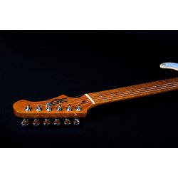 JS450 Elektrisk fra Jet Guitars - Trans Blue : Roasted Maple Fretboard