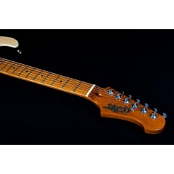 JS450 Elektrisk fra Jet Guitars - Trans Blue : Roasted Maple Fretboard