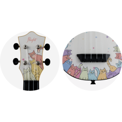 Flight TUS40 Kitty Sopran Travel Ukulele