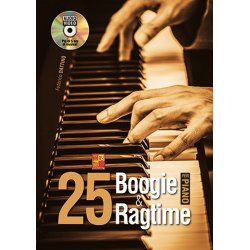 25 boogie e ragtime per pianoforte