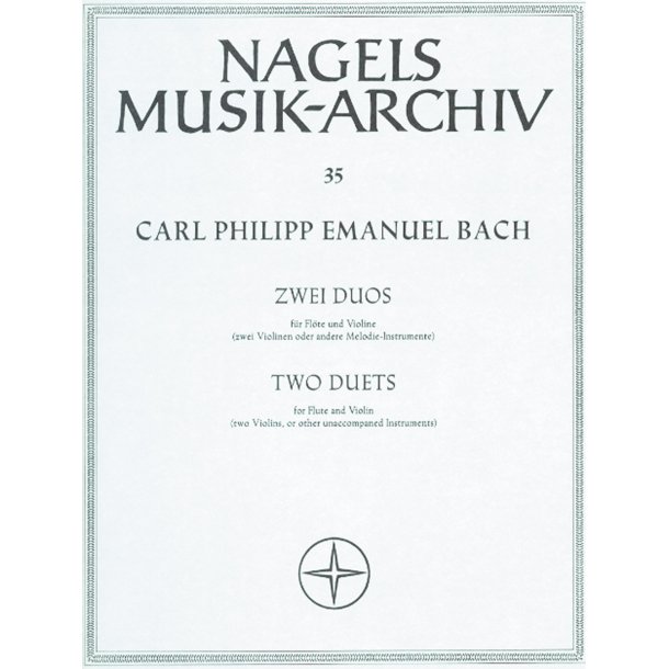Two Duos from "Musikalisches Vielerley" - Bach, Carl Philipp Emanuel