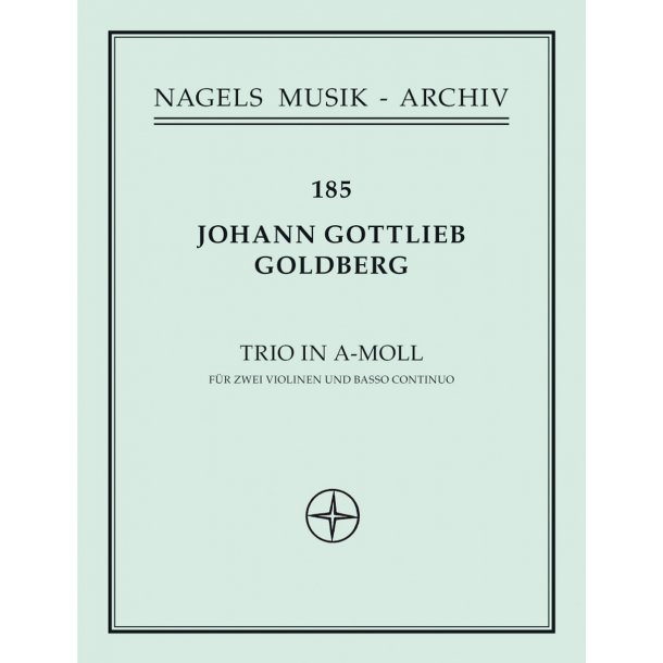 Triosonate - Goldberg, Johann Gottlieb
