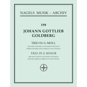 Sonata - Goldberg, Johann Gottlieb