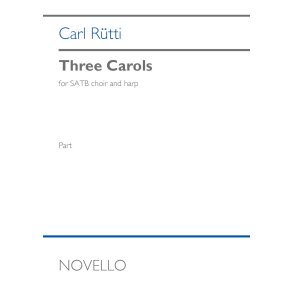 Three Carols (SATB and harp version) harp part