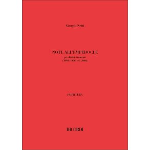 Note all'Empedocle