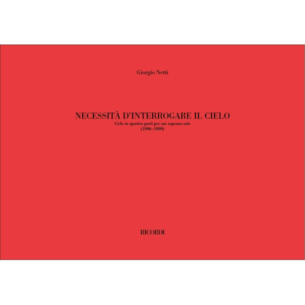 Necessit&agrave; d'interrogare il cielo