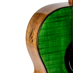 Flight Comet Tenor All Solid Electro Ukulele - Green
