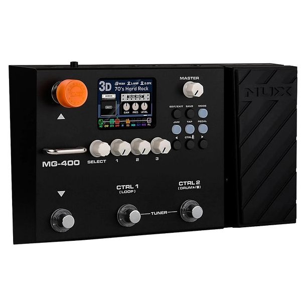 Nux MG-400 guitar-multieffekt-pedalboard