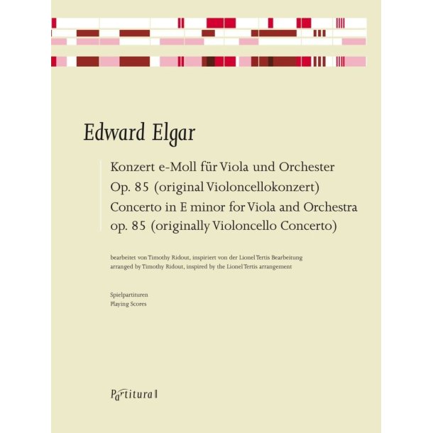 Concerto in E minor for Viola and Orchestra: Op. 85 - Originally Violoncello Concerto
