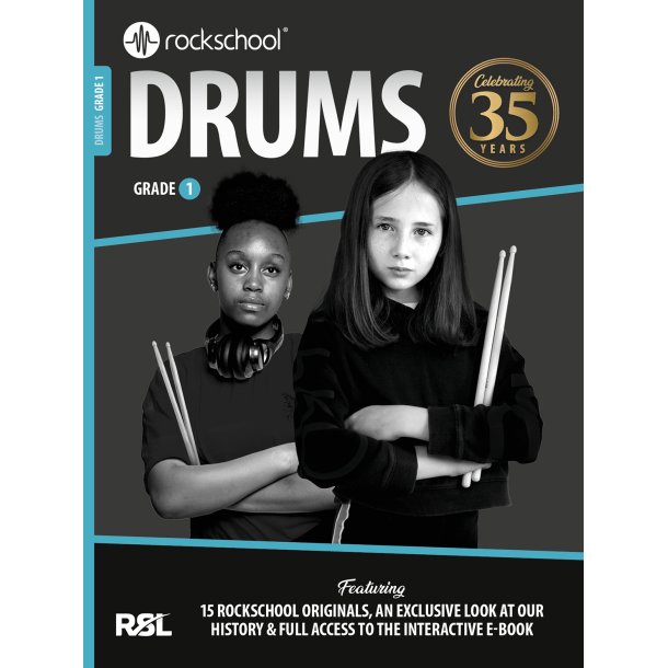 Rockschool Drums Grade 1: 35th Anniversary Edition